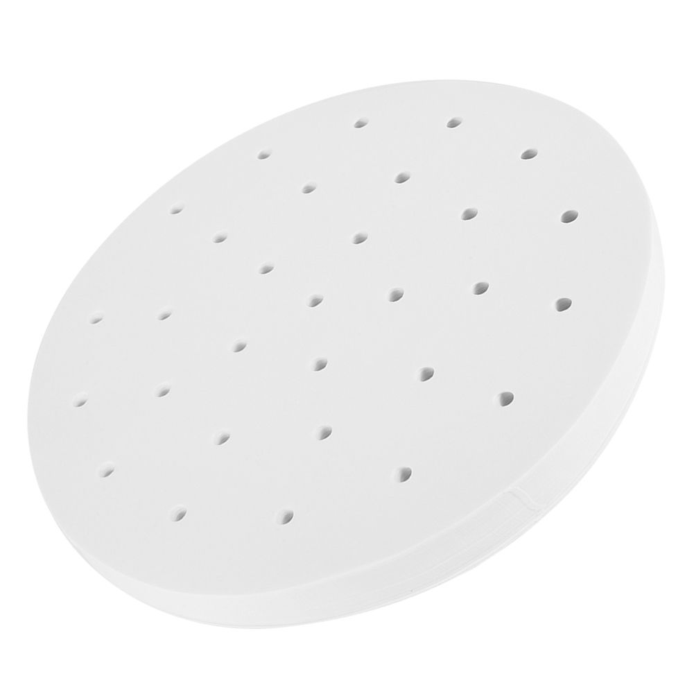 400PCS Disposable Perforated Steamer Paper Steaming Basket Liners Mat Kitchen view 6