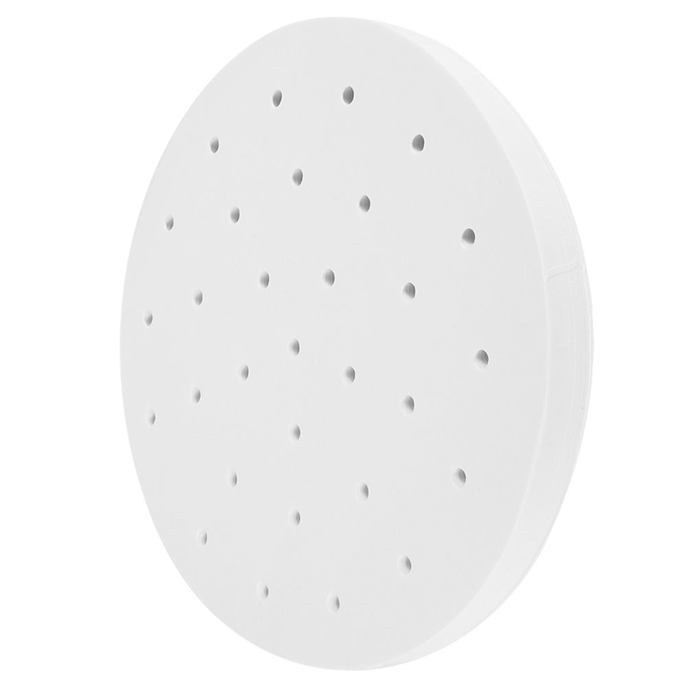 400PCS Disposable Perforated Steamer Paper Steaming Basket Liners Mat Kitchen view 7