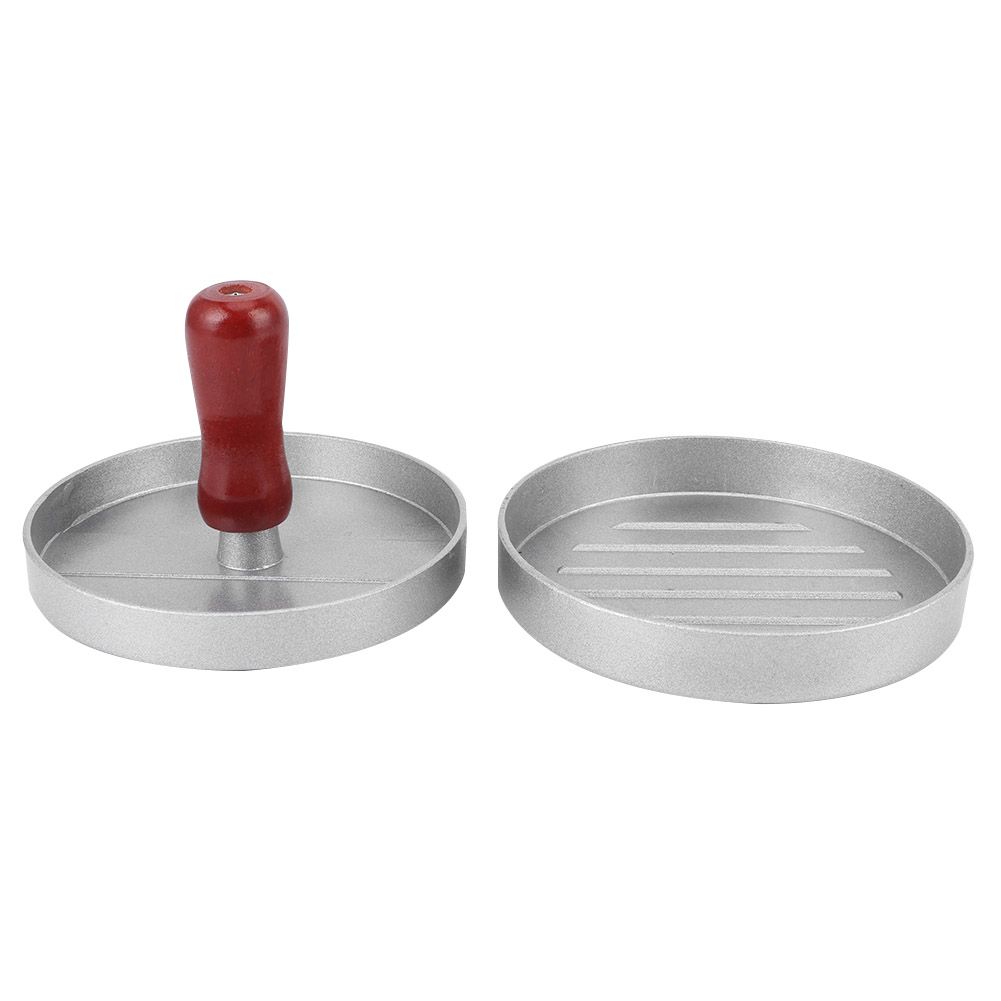 RoundShape Aluminum Alloy NonStick Hamburger Meat Press Maker Mold Kitchen view 2