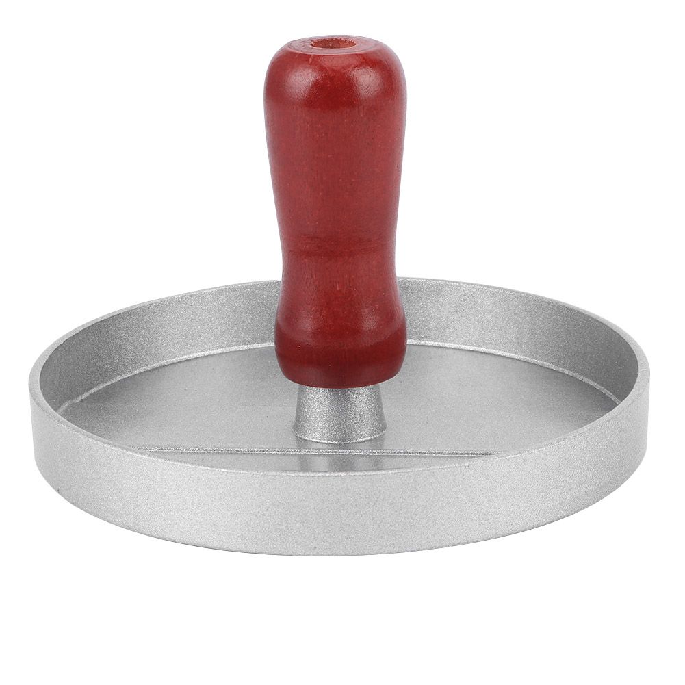 RoundShape Aluminum Alloy NonStick Hamburger Meat Press Maker Mold Kitchen view 12