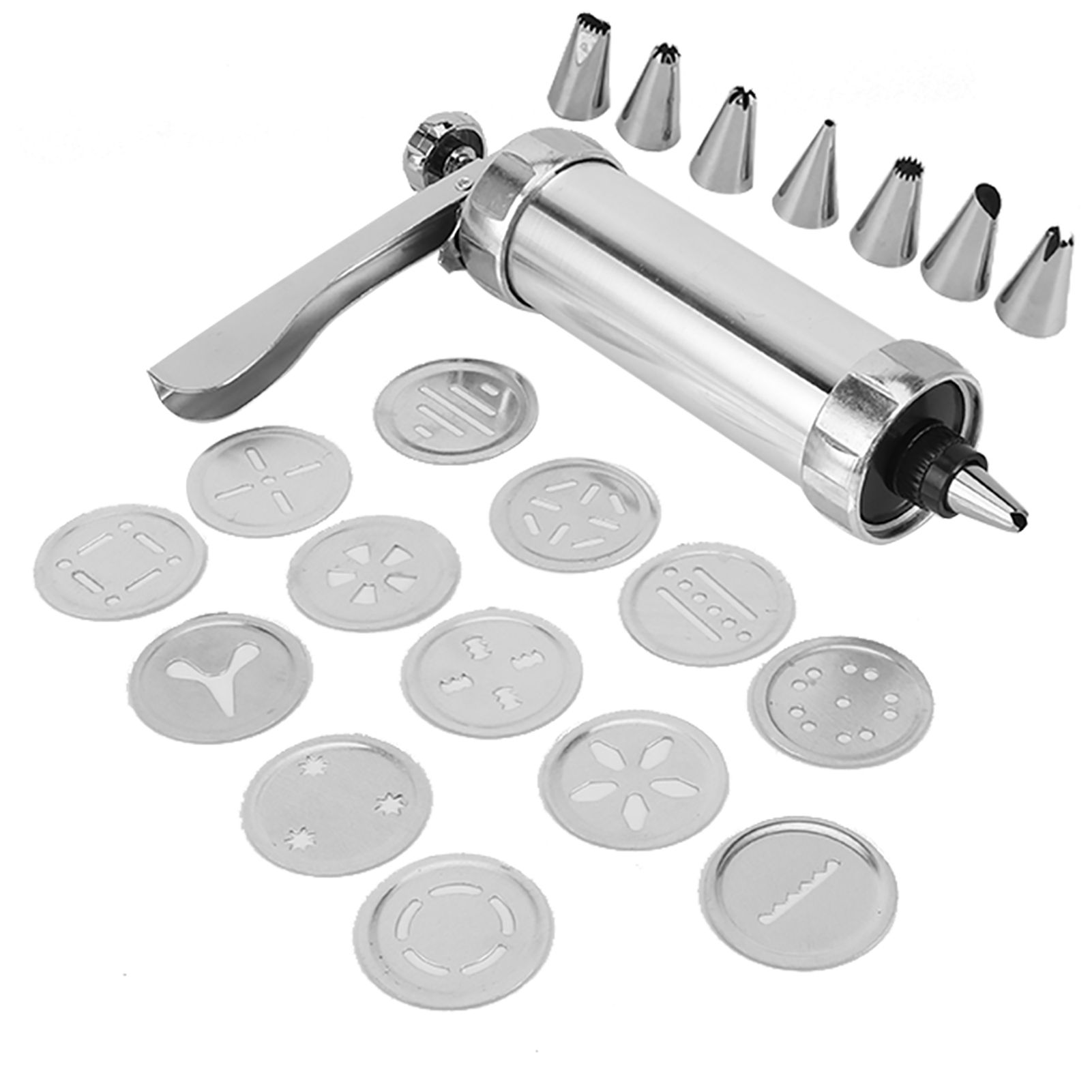 Aluminium Alloy Cookies Biscuits Press Maker Mold Kit Pastry Piping DIY Making view 7
