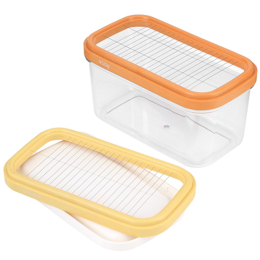 Butter Cutting Box Cheese Cutting Container Sealed Rectangular Storage Box view 5