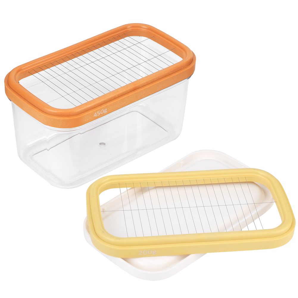 Butter Cutting Box Cheese Cutting Container Sealed Rectangular Storage Box view 6