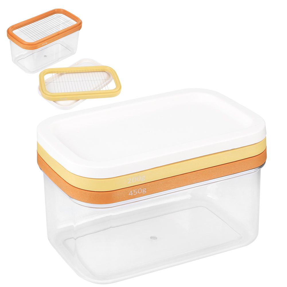 Butter Cutting Box Cheese Cutting Container Sealed Rectangular Storage Box view 8