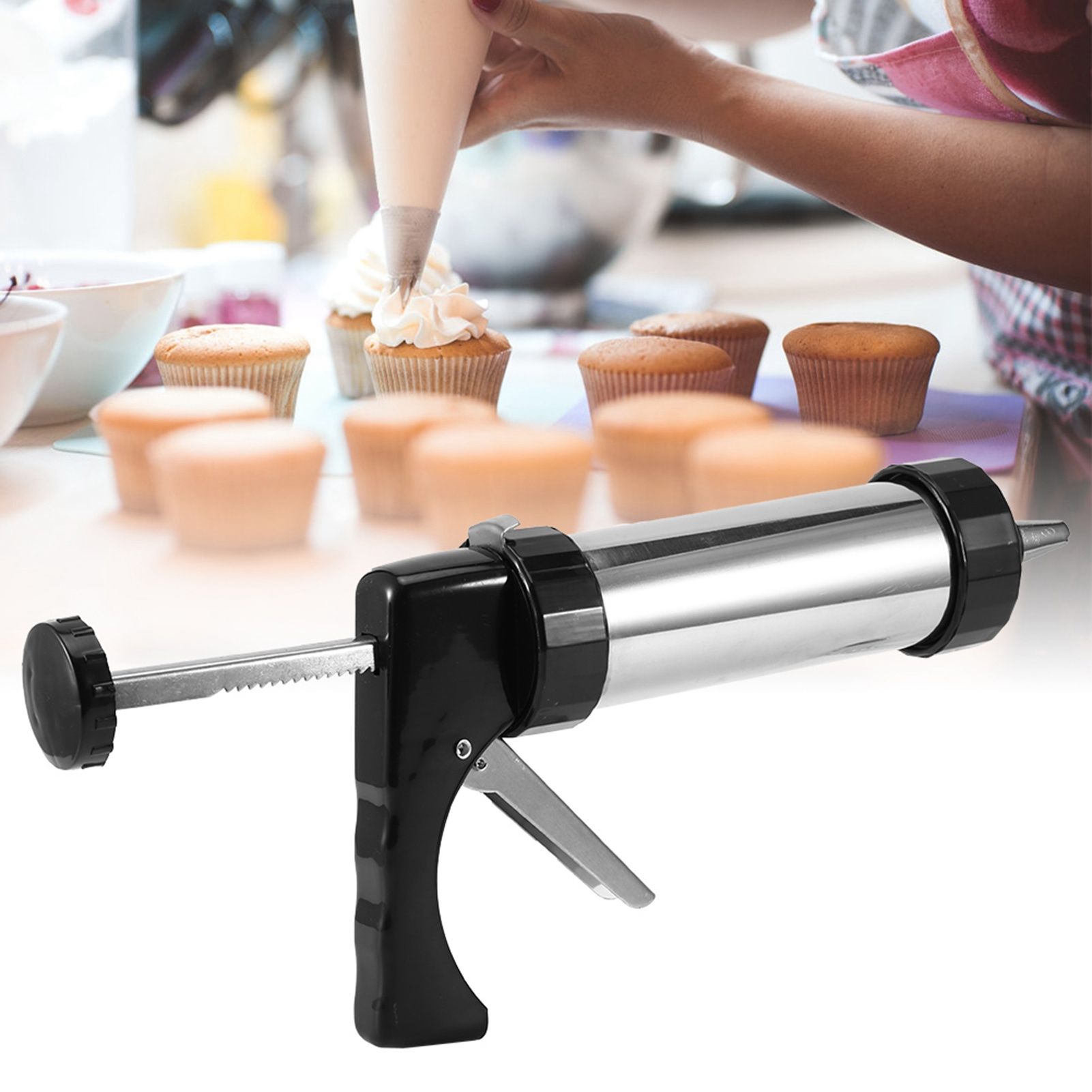Cookies Biscuits Press Cutter Maker Sets for Cake Decorating DIY Kitchen view 9