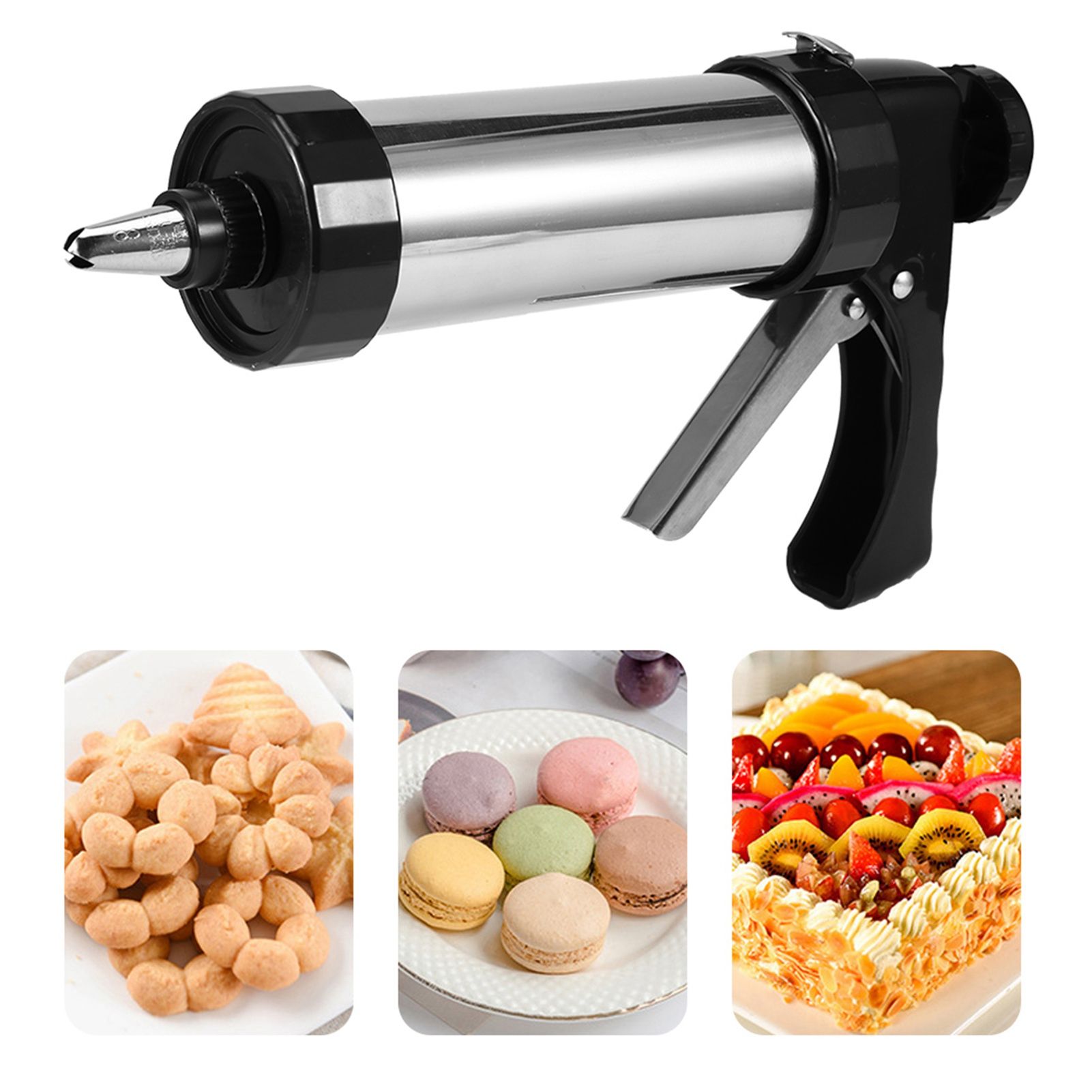 Cookies Biscuits Press Cutter Maker Sets for Cake Decorating DIY Kitchen view 10