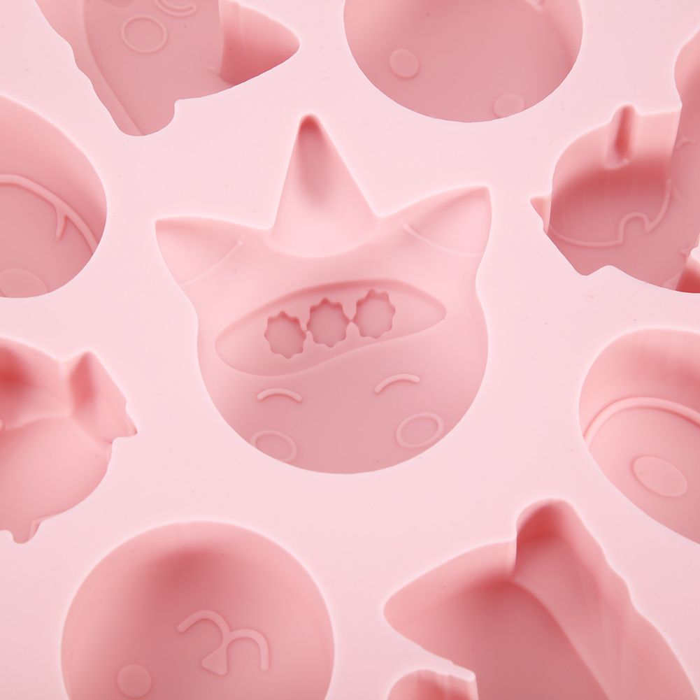 2pcs Cartoon Animals Shaped Silicone Cake Mold NonStick Chocolate Fondant view 11
