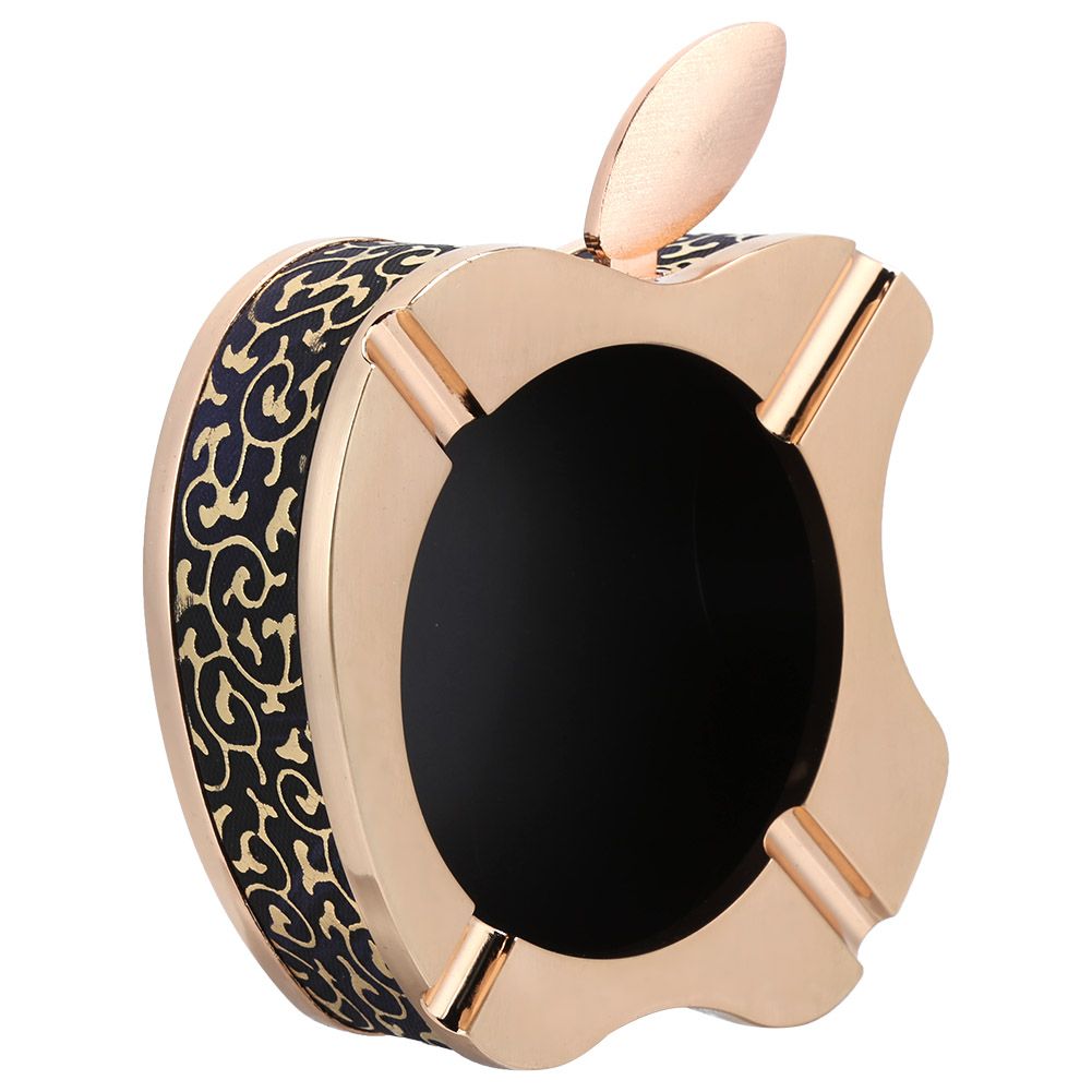 Fruit Shaped Gold Ashtray Cigarette Ashes Tray Holder for Home Living Room view 5