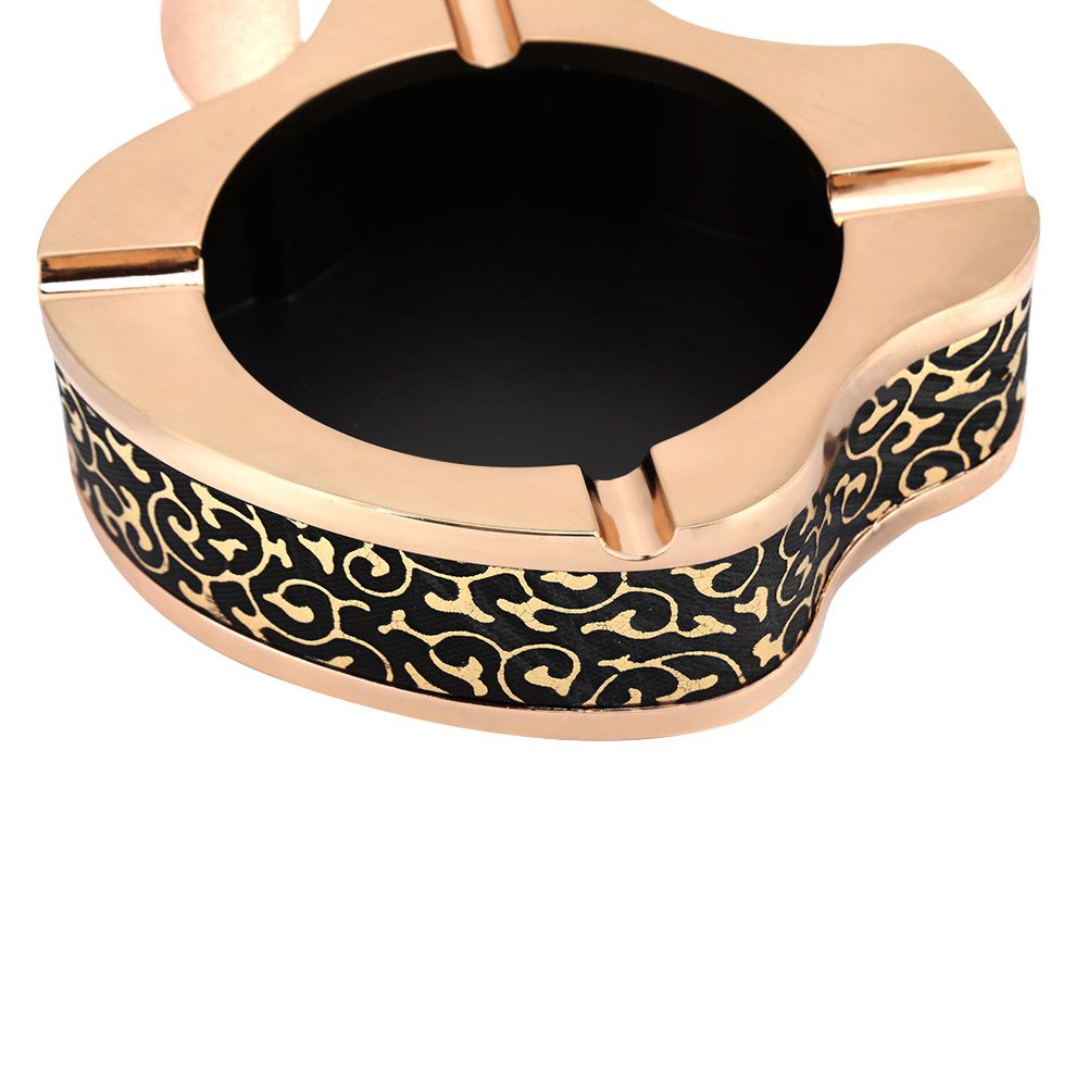 Fruit Shaped Gold Ashtray Cigarette Ashes Tray Holder for Home Living Room view 12