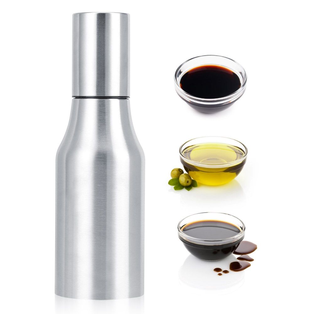 304 Stainless Steel DustProof Leakproof Oil Vinegar Bottle Dispenser Pot view 9