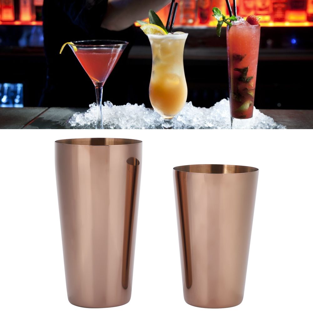 304 Stainless Steel Cocktail Shaker Bottle Set Bartender Bar Accessory Barware view 9