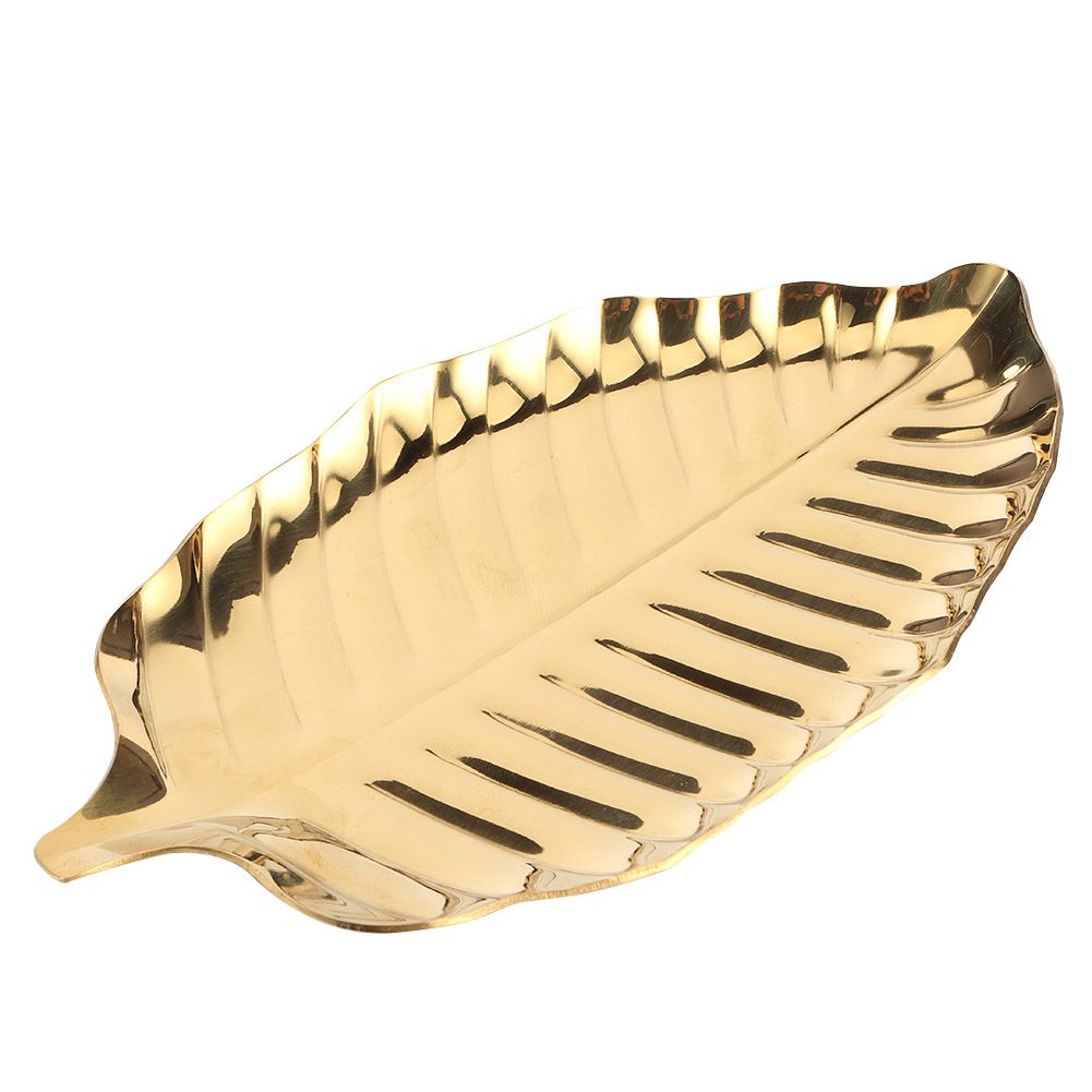 Nordic Style Leaf Shaped Necklace Jewelry Display Tray Storage Organizer view 6