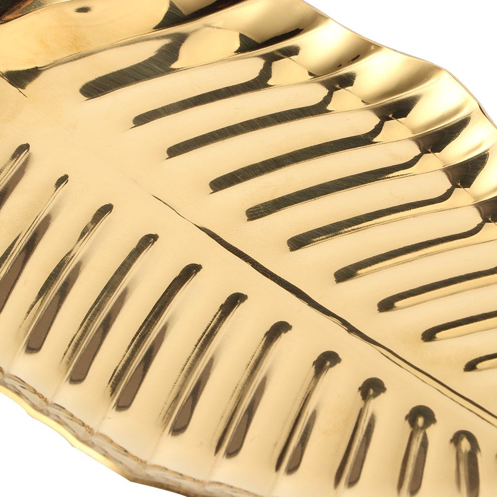Nordic Style Leaf Shaped Necklace Jewelry Display Tray Storage Organizer view 11