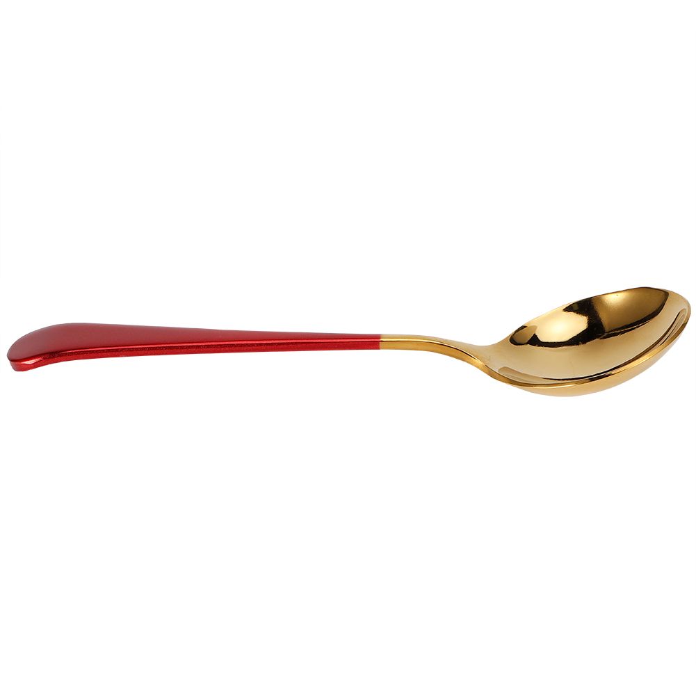 5Pcs Stainless Steel Soup Spoons Children Spoon Tablespoon Cutlery Household view 6