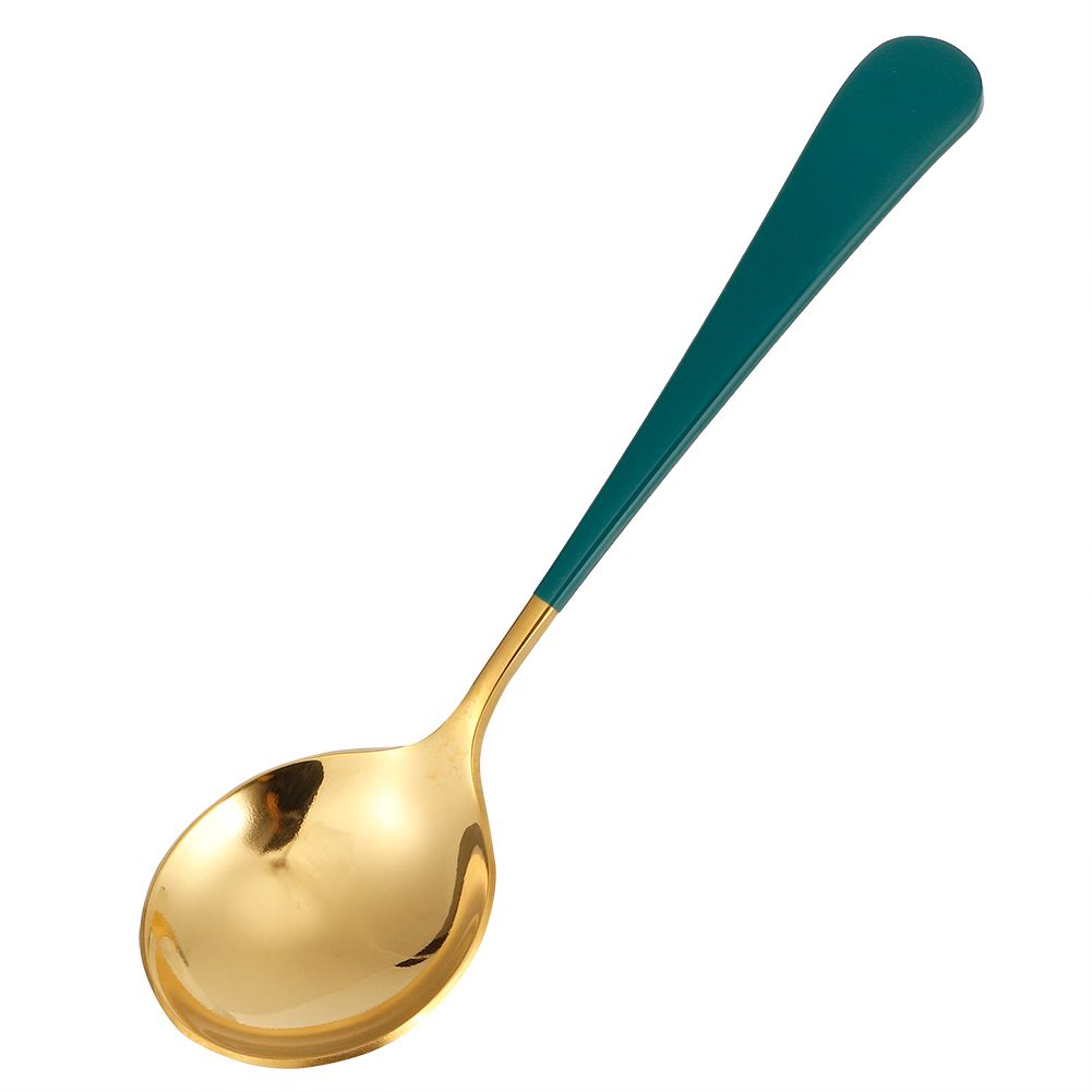 5Pcs Stainless Steel Soup Spoons Children Spoon Tablespoon Cutlery Household view 2