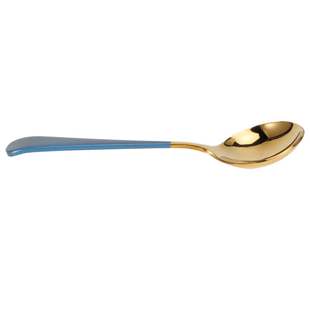 5Pcs Stainless Steel Soup Spoons Children Spoon Tablespoon Cutlery Household view 6