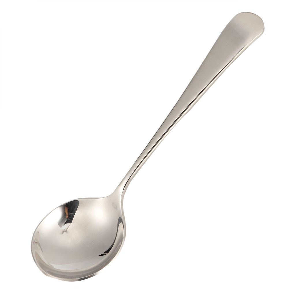 5Pcs Stainless Steel Soup Spoons Children Spoon Tablespoon Cutlery Household view 2