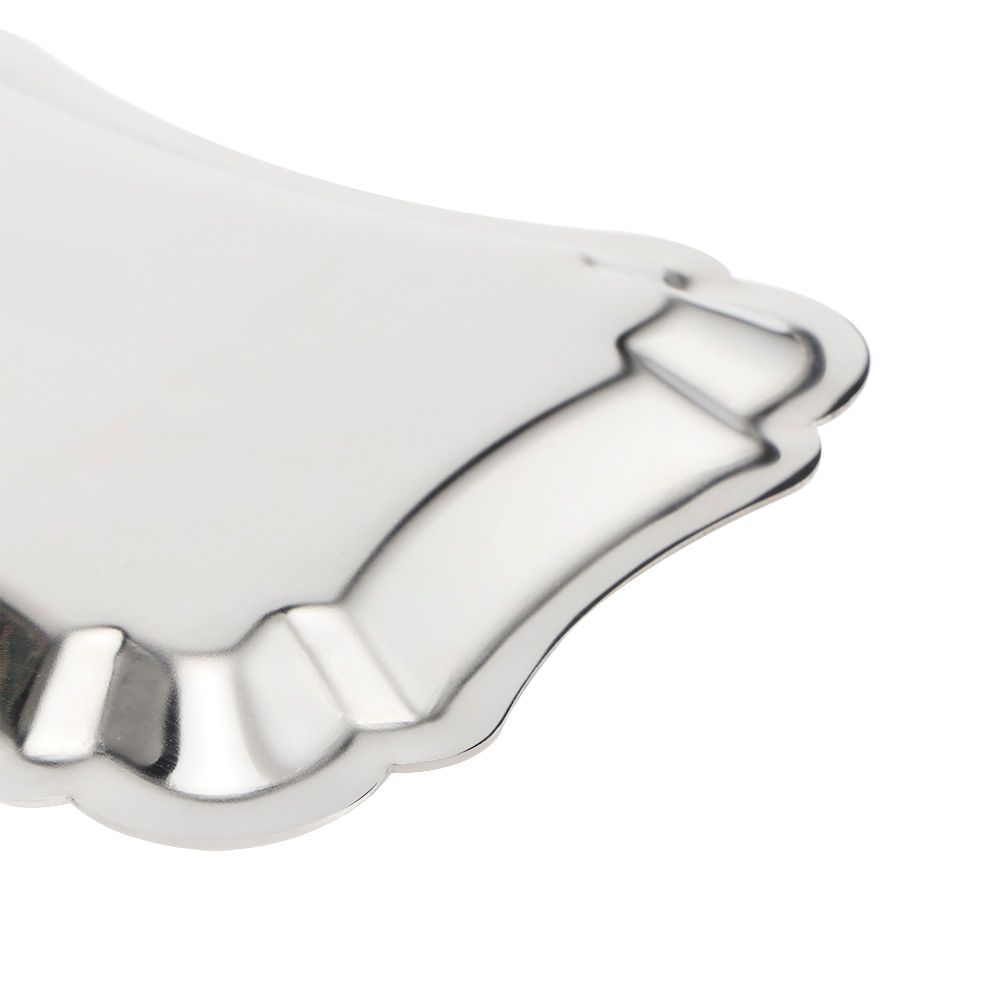 5Pcs Stainless Steel Rectangular Table Snack Dessert Service Plate Towel view 12