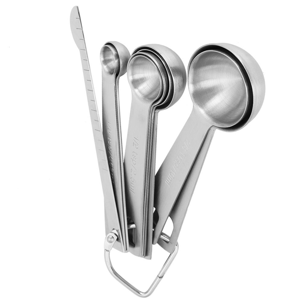 9Pcs/Set 304 Stainless Steel Measuring Spoon Cup Set with Graduated Scale view 6
