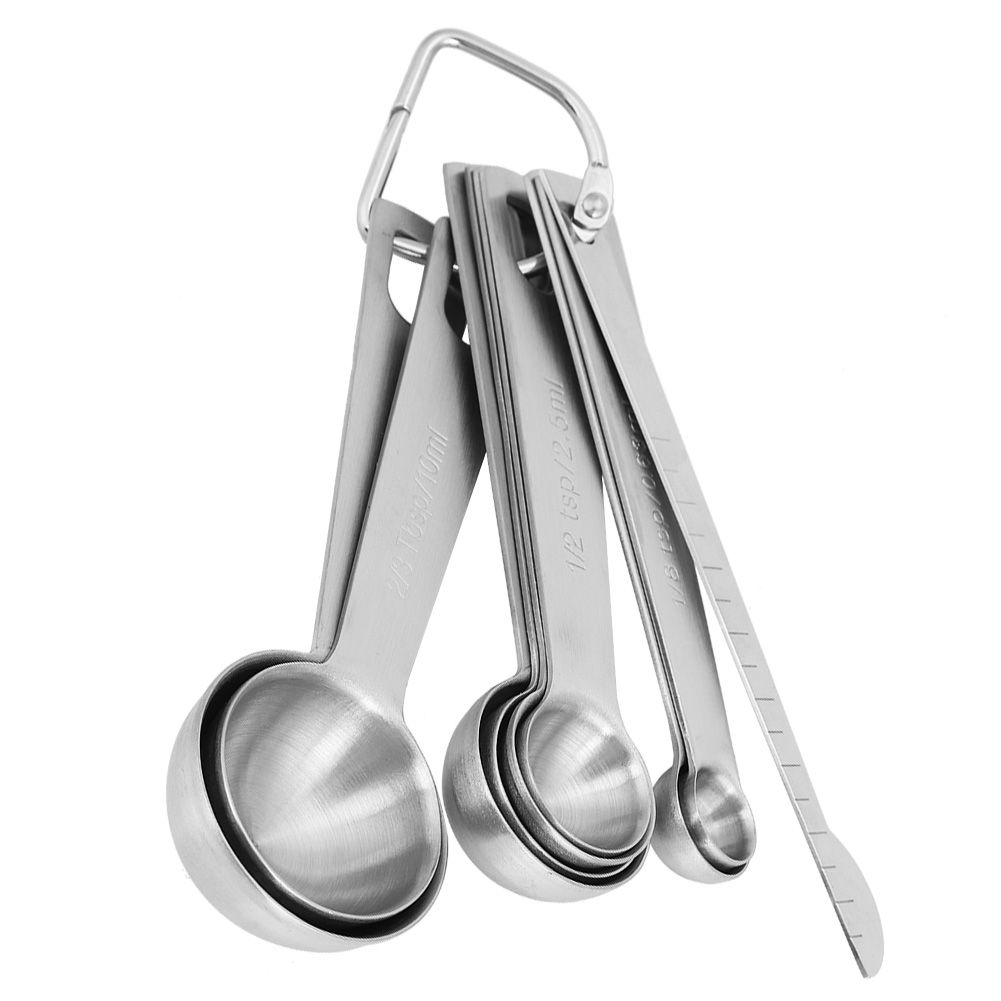 9Pcs/Set 304 Stainless Steel Measuring Spoon Cup Set with Graduated Scale view 7