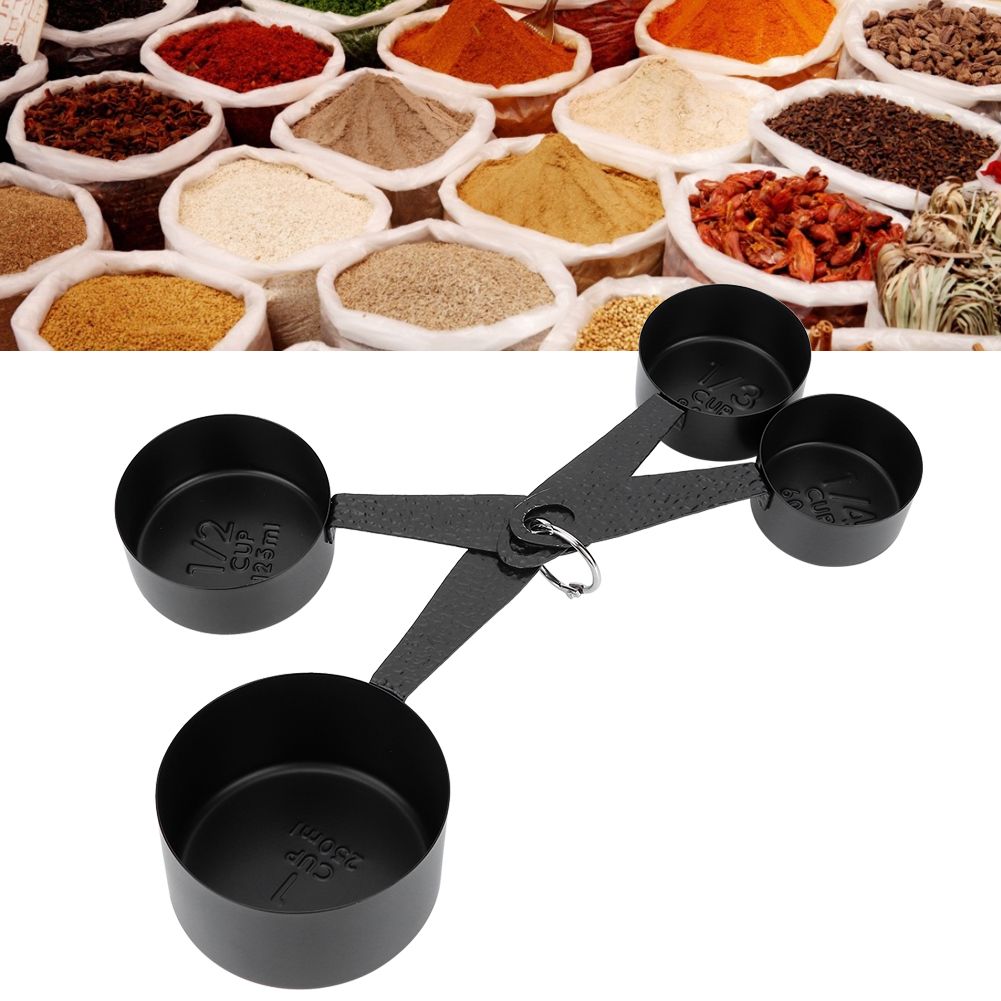 4PCS Stainless Steel Measuring Spoons Coffee Scoop Baking Tool Kitchen Cooking view 10