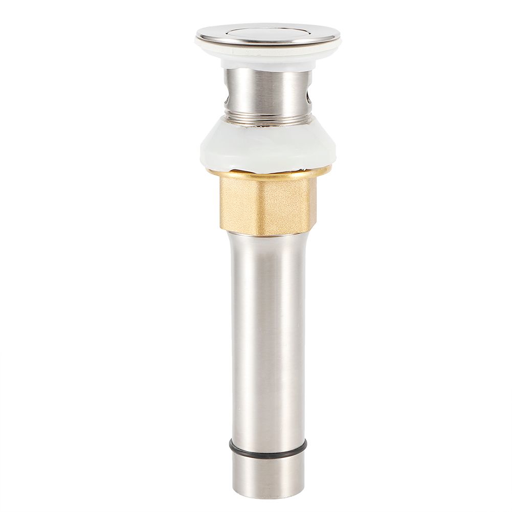 304 Stainless Steel Basin Sink Drain Kitchen Bathroom Draining Stopper view 4
