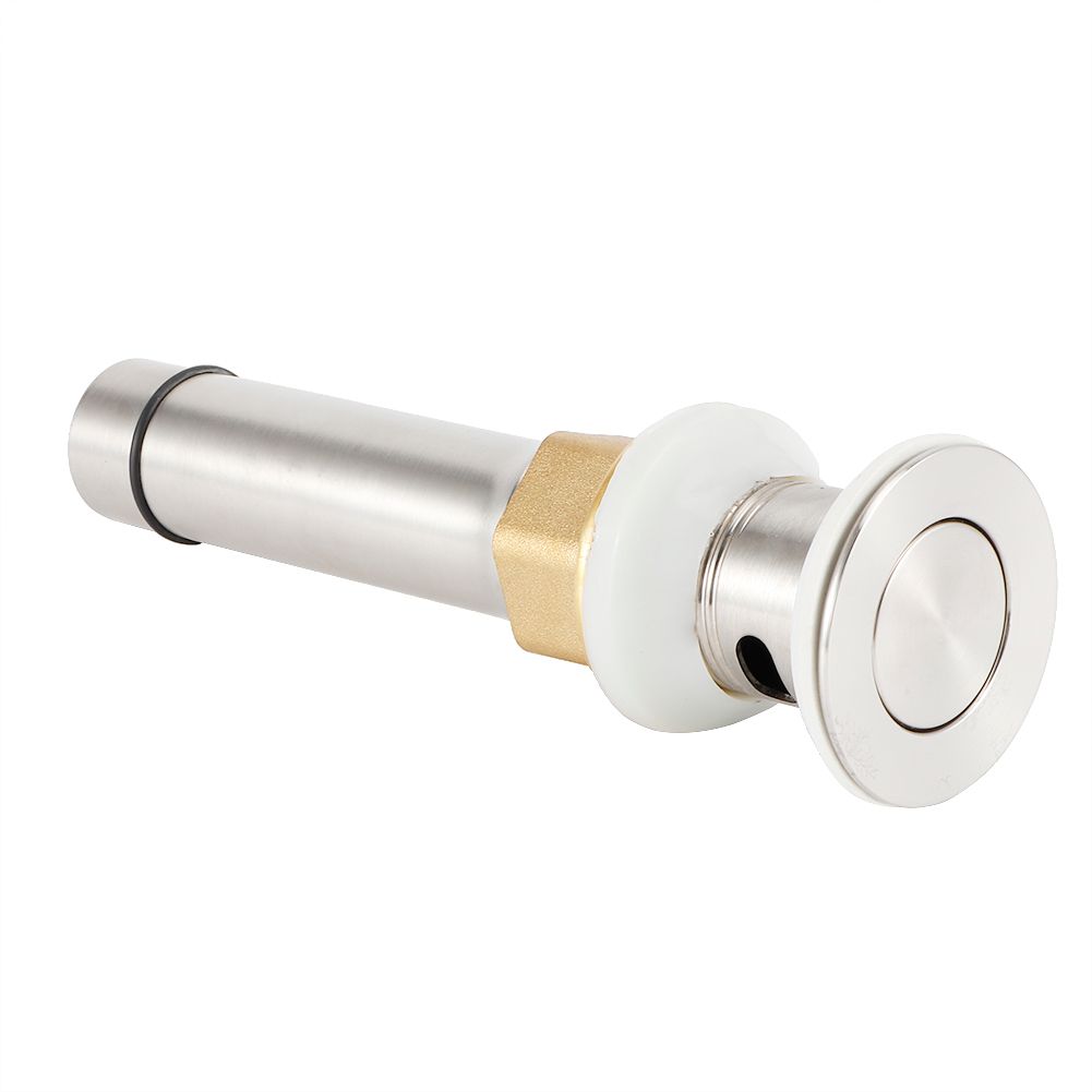 304 Stainless Steel Basin Sink Drain Kitchen Bathroom Draining Stopper view 7