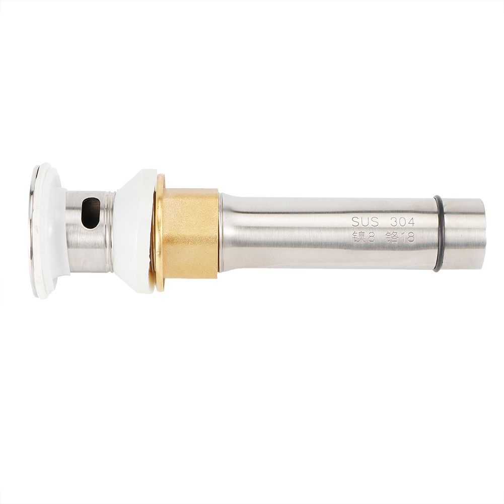 304 Stainless Steel Basin Sink Drain Kitchen Bathroom Draining Stopper view 8