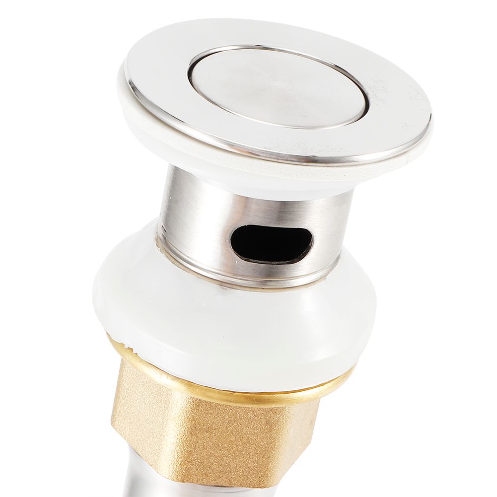 304 Stainless Steel Basin Sink Drain Kitchen Bathroom Draining Stopper view 11