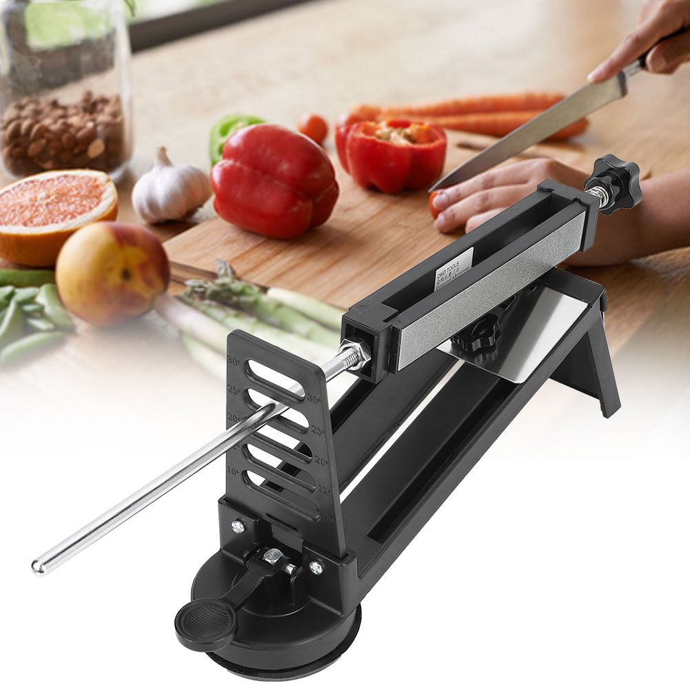 Fixed Angle Sharpener Kitchen Knife Sharpening Kits Sharpening Stone Holding view 10