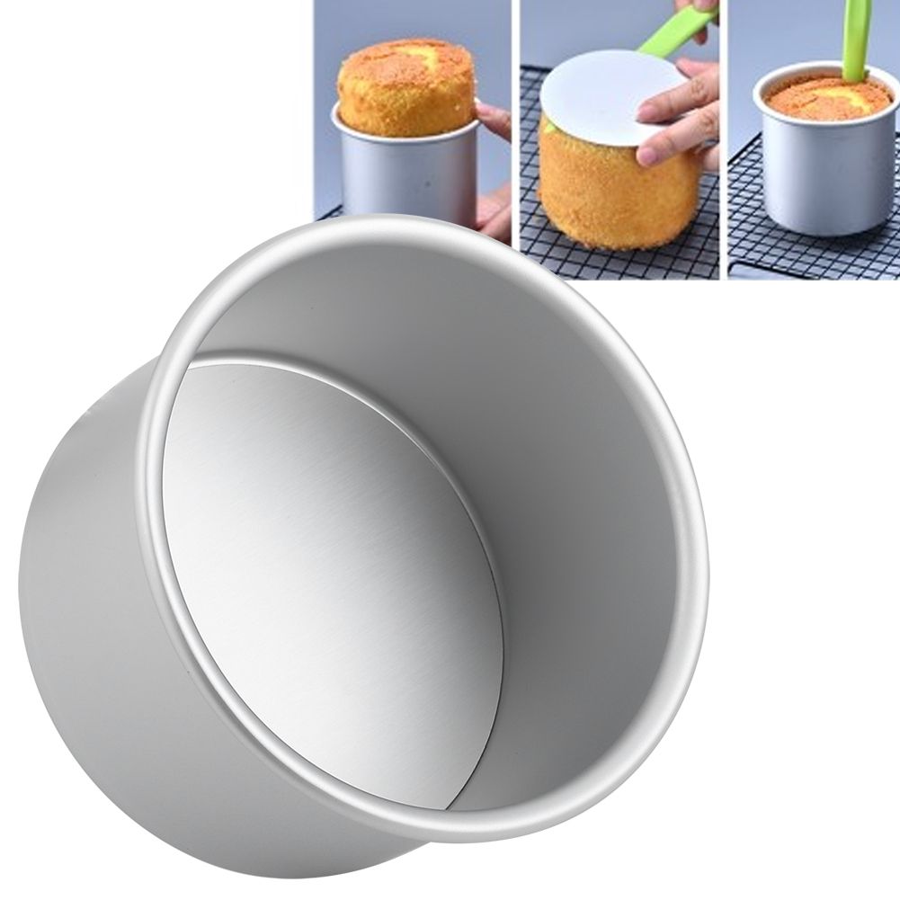 Aluminium Alloy Round Cake Mold Baking Mould with Removable Bottom DIY Kitchen view 10