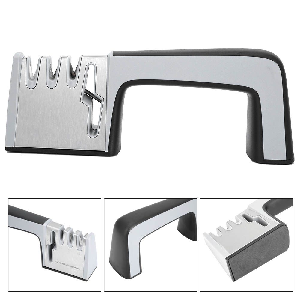 4‑in‑1 4 Stage Knife Sharpener Scissors Grinder Sharpening Tools view 8