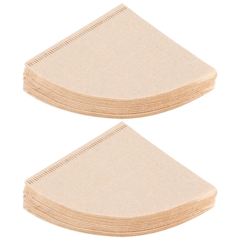 80Pcs ConeShaped Disposable Coffee Filter Paper Drip Coffee Pot Making view 4