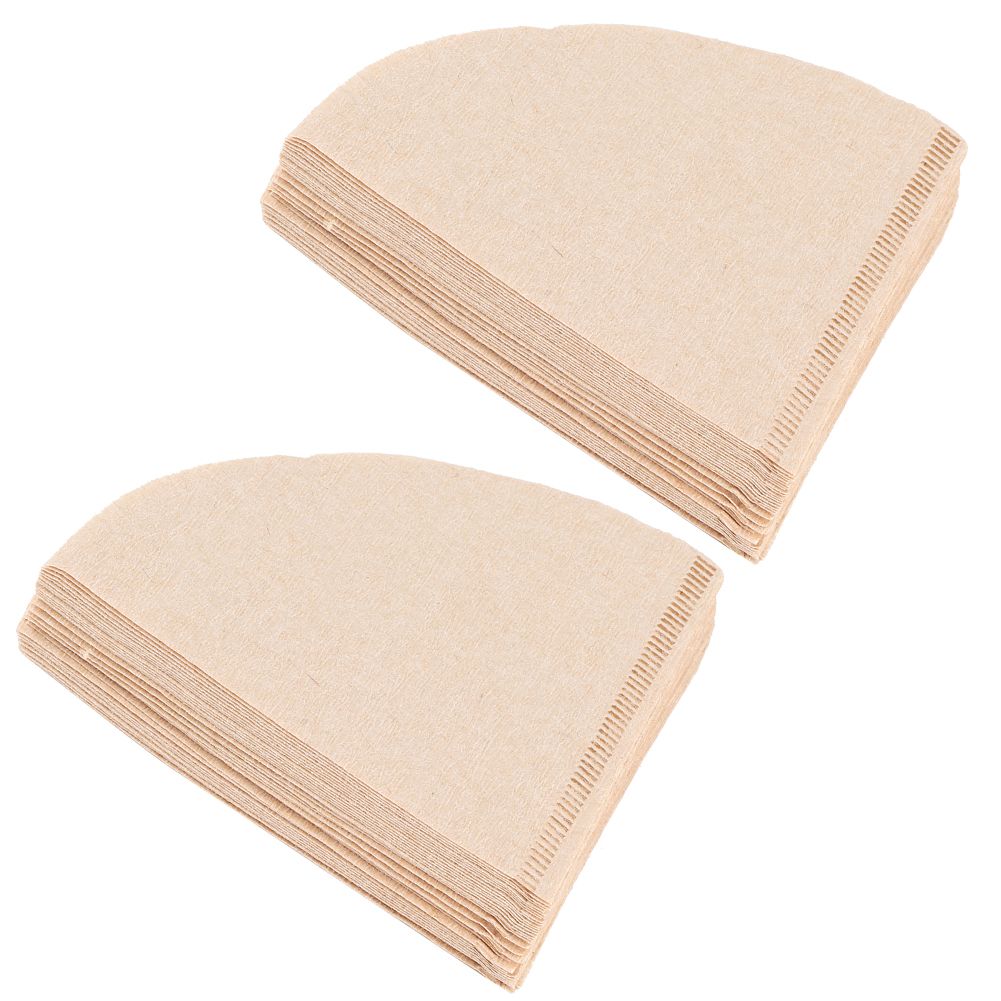 80Pcs ConeShaped Disposable Coffee Filter Paper Drip Coffee Pot Making view 8