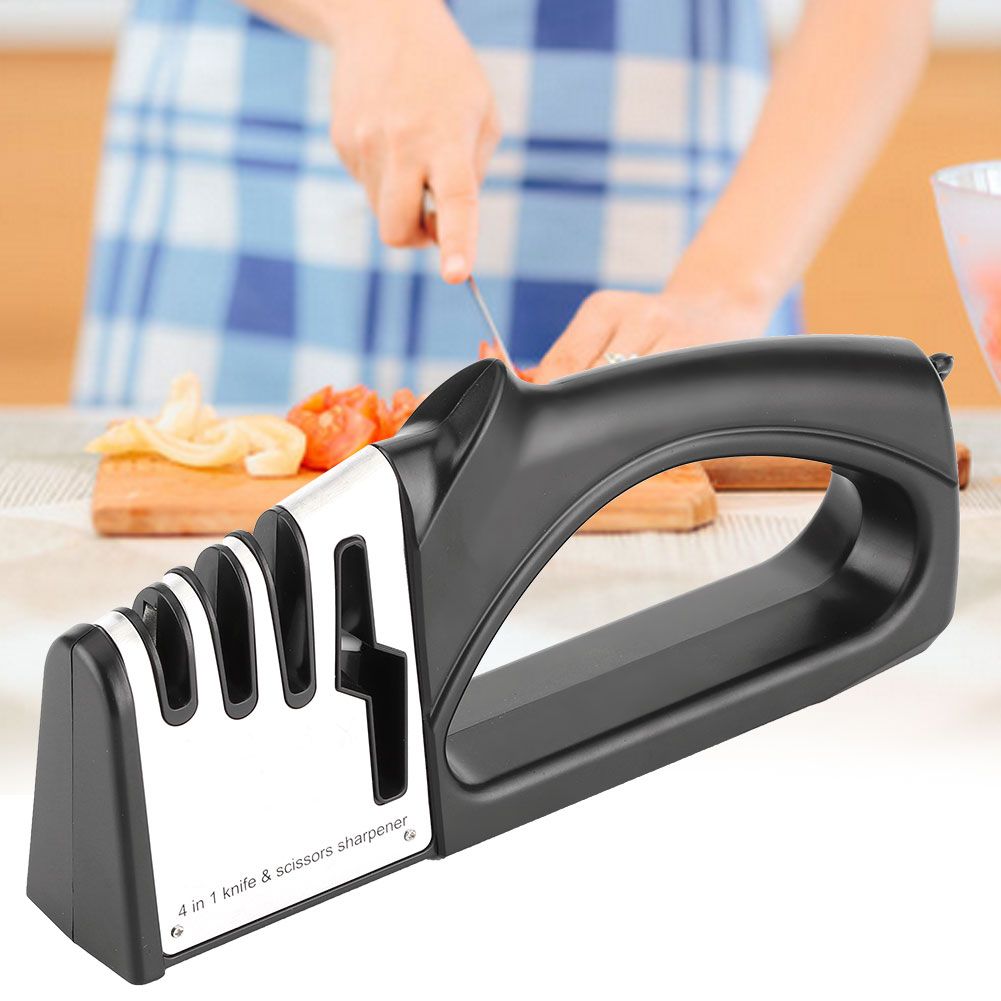 4‑in‑1 Household 4 Stage Fixed Angle Knife Sharpener Sharpening Grinder view 10