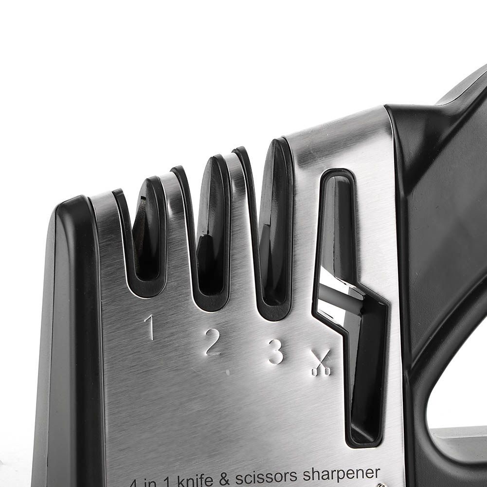 4‑in‑1 Household 4 Stage Fixed Angle Knife Sharpener Sharpening Grinder view 11