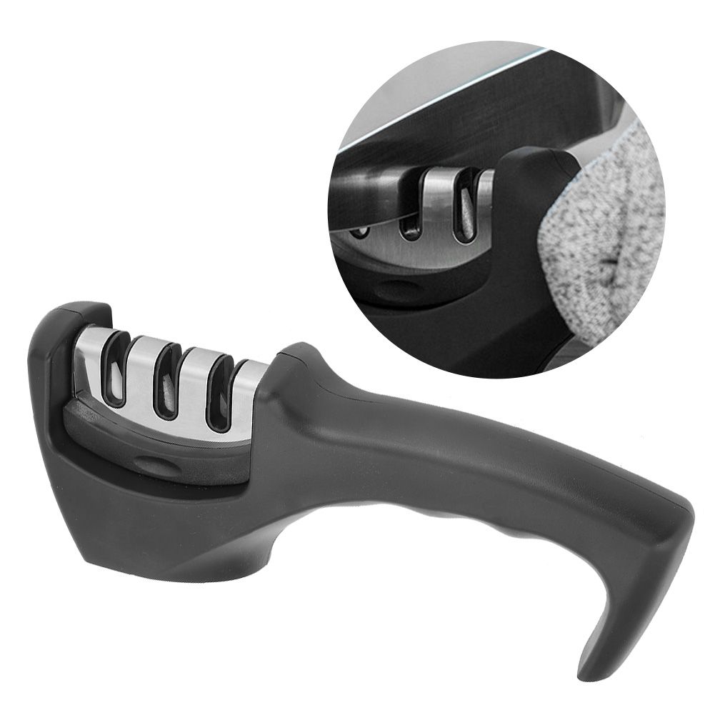 3‑in‑1 Multifunction Manual Knife Sharpener Grinder Sharpening Tools Kitchen view 10