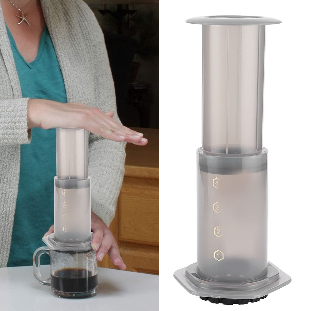 Portable Integrated Coffee Press Maker with 400Pcs Filter Paper for Home view 10
