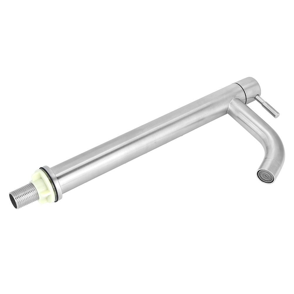 G1/2in Thread Stainless Steel Single Cold Sink Faucet Washbasin Water Tap for view 8