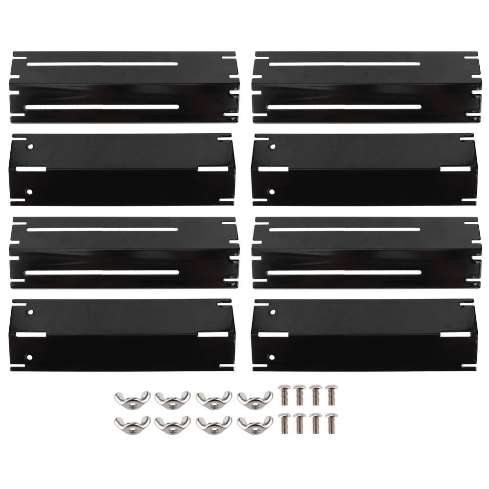 4 Sets Adjustable Grill Heat Plate Shield Heat Tent Replacement Parts Fit for view 2