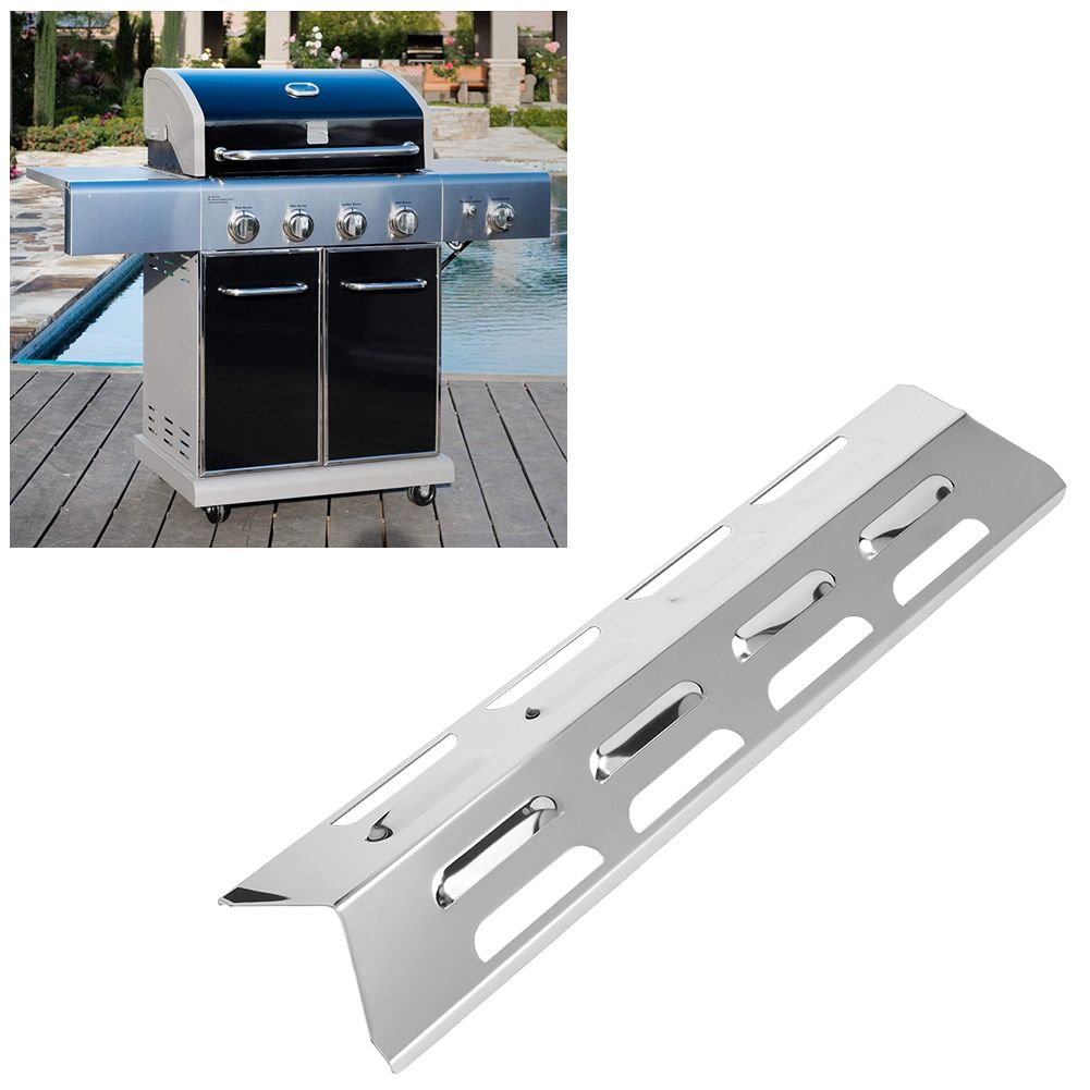 4pcs Stainless Steel Burners Heat Plate Barbeque Grill XH00463 Fit for view 9