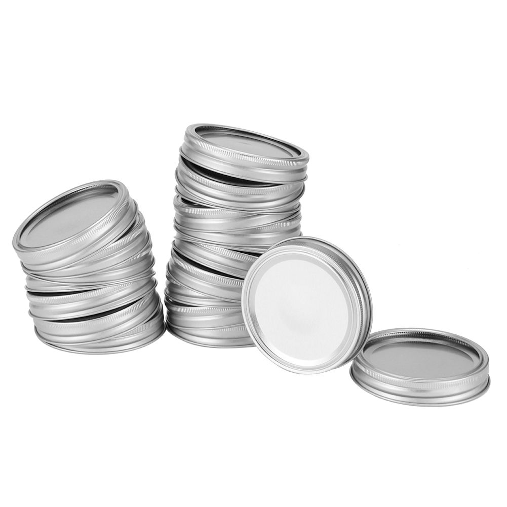 Stainless Steel SplitType Mini Glass Jar Lids Container Sealing Cover for — image 1