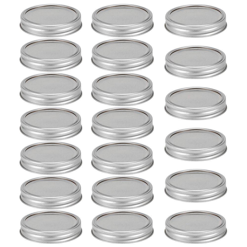 Stainless Steel SplitType Mini Glass Jar Lids Container Sealing Cover for view 2