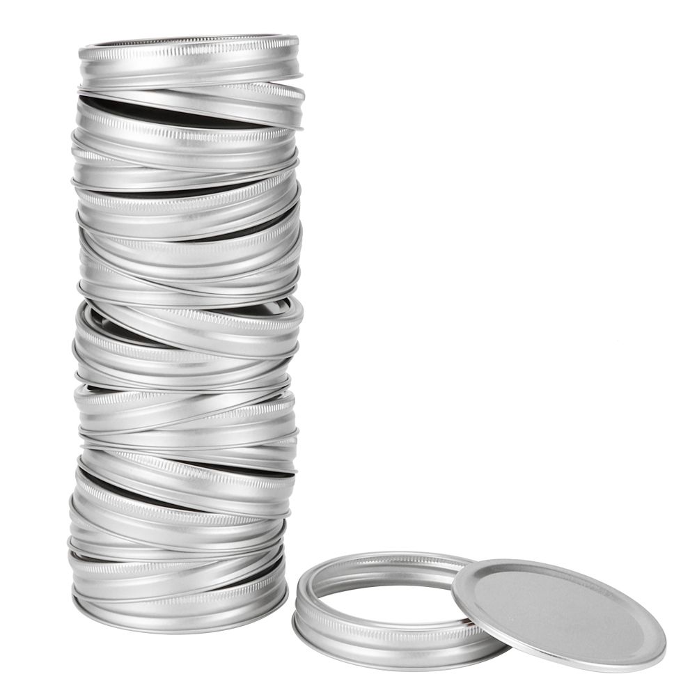 Stainless Steel SplitType Mini Glass Jar Lids Container Sealing Cover for view 3