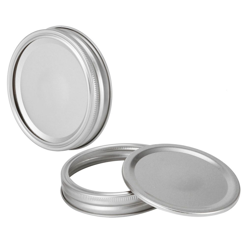 Stainless Steel SplitType Mini Glass Jar Lids Container Sealing Cover for view 4