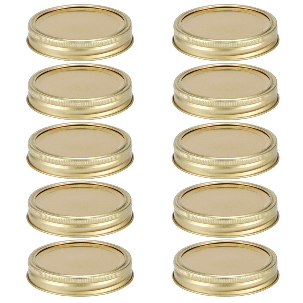 Split‑Type Glass Jar Canning Lids Round Food Container Sealing Cover view 2