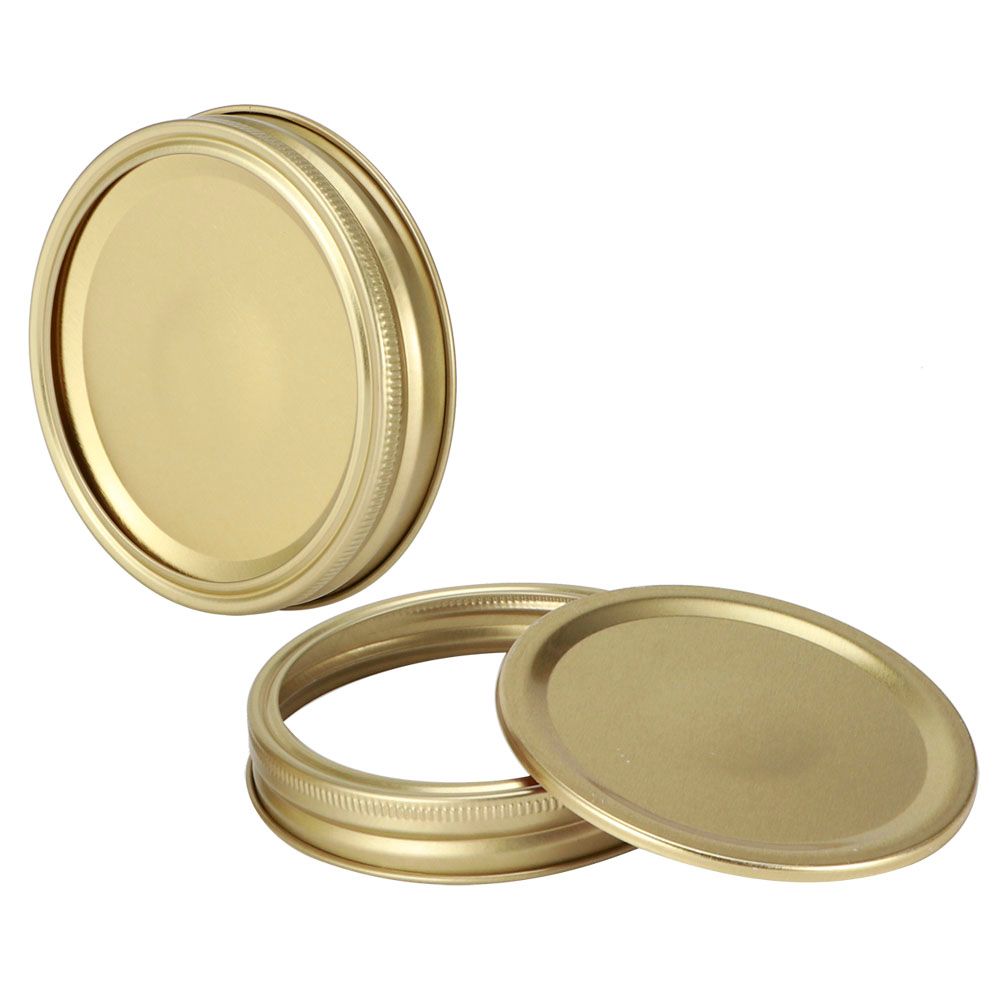 Split‑Type Glass Jar Canning Lids Round Food Container Sealing Cover view 3