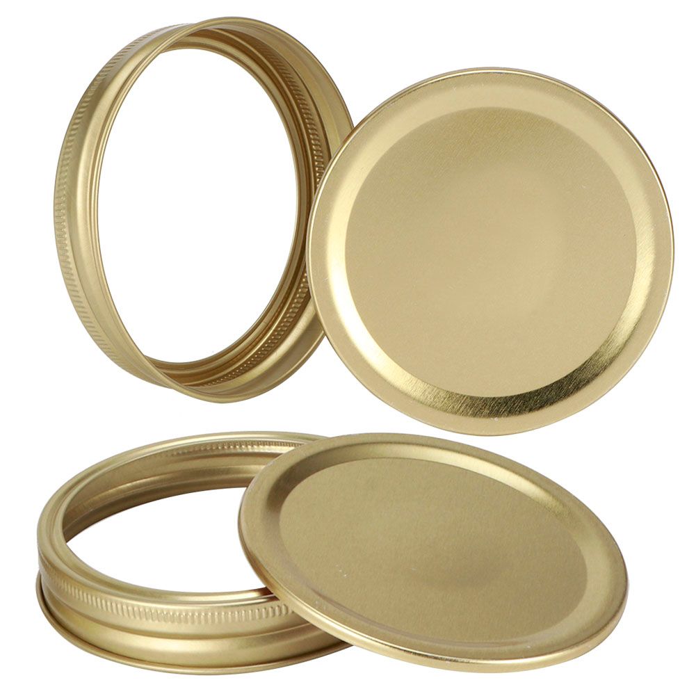Split‑Type Glass Jar Canning Lids Round Food Container Sealing Cover view 4