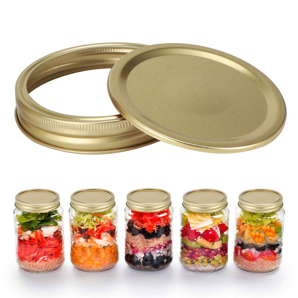 Split‑Type Glass Jar Canning Lids Round Food Container Sealing Cover view 9