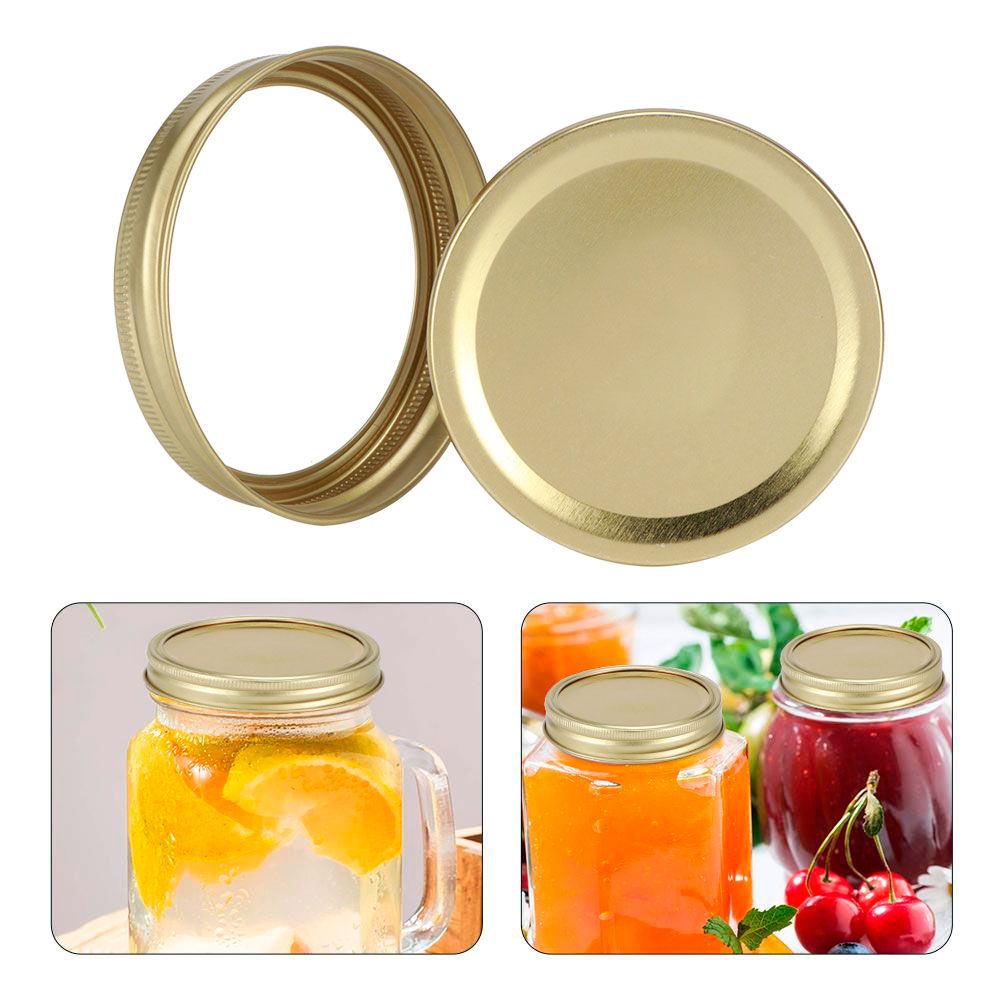 Split‑Type Glass Jar Canning Lids Round Food Container Sealing Cover view 10